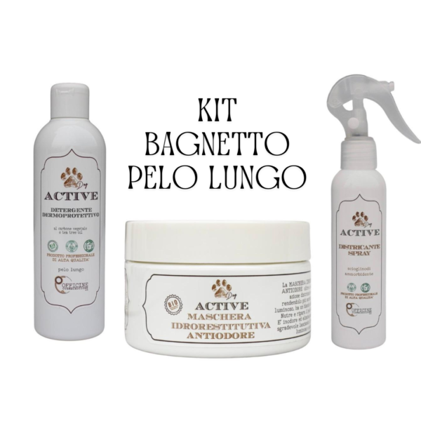 kit bagnetto pelo lungo