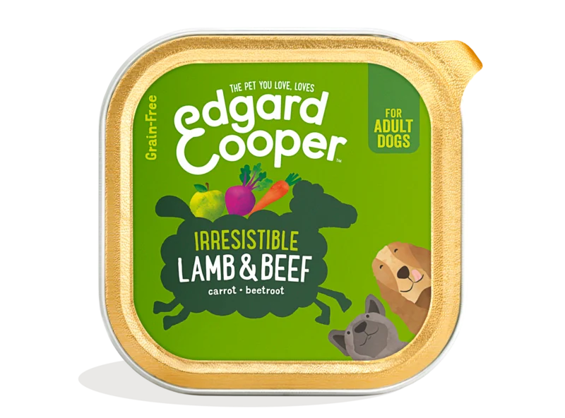edgard&cooper umido agnello manzo 300g